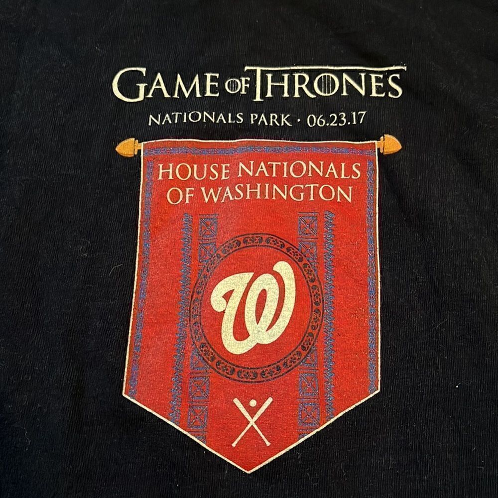 MLB Washington Nationals Game of Thrones gameday t-shirt, size M - Picture 3 of 5